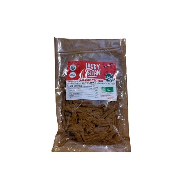 Seitan effiloché "tex mex" au miso