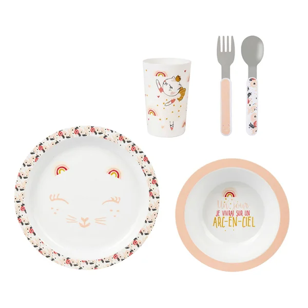 Set repas chat enfant