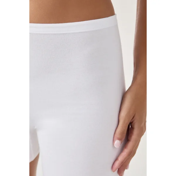 Short cycliste en coton biologique extensible