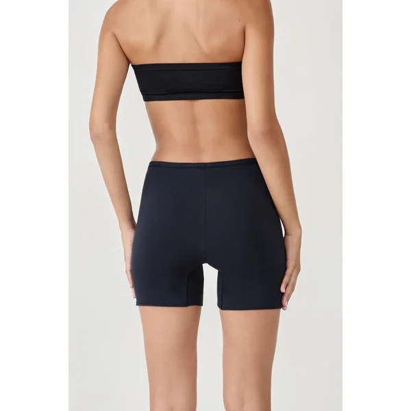 Short cycliste en coton biologique extensible