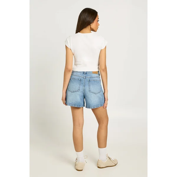 Short en denim pour maman