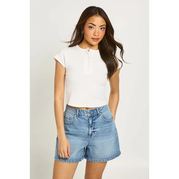 Short en denim pour maman