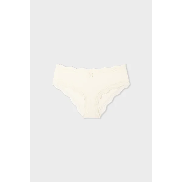 Shorty bords dentelle en mcirofibre
