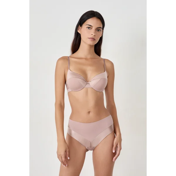 Shorty en microfibre satiné