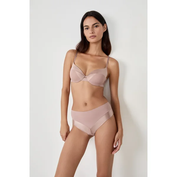 Shorty en microfibre satiné