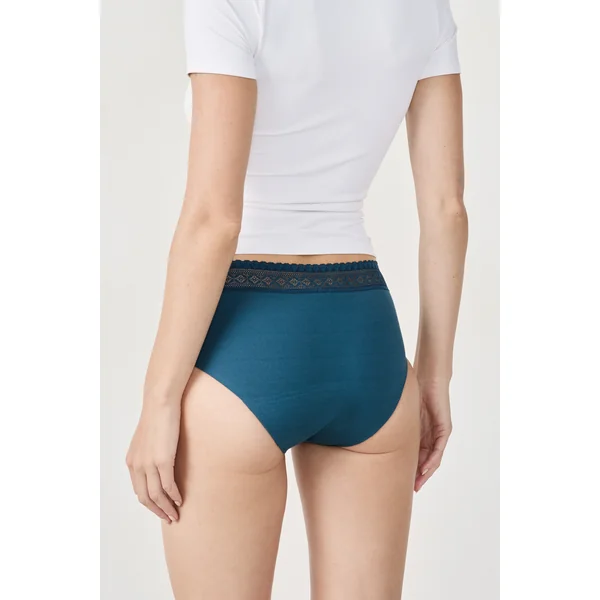 Shorty menstruel en coton - Flux moyen