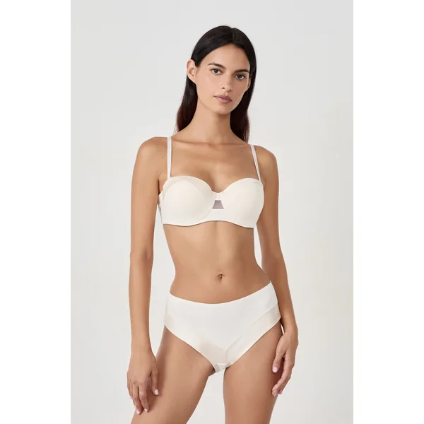 Shorty satiné en microfibre