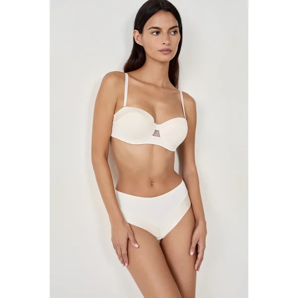 Shorty satiné en microfibre