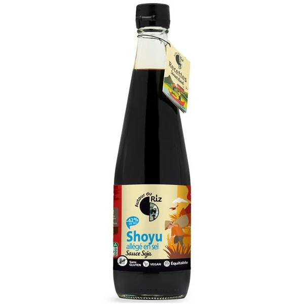 Shoyu allégé sel sauce soja 60cl