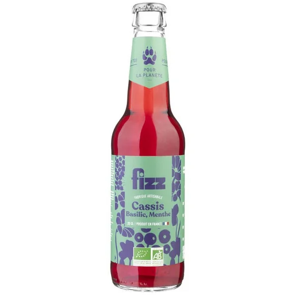 Soda cassis basilic menthe 33cl
