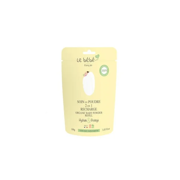 Soin bébé en poudre 2 en 1 recharge 100g