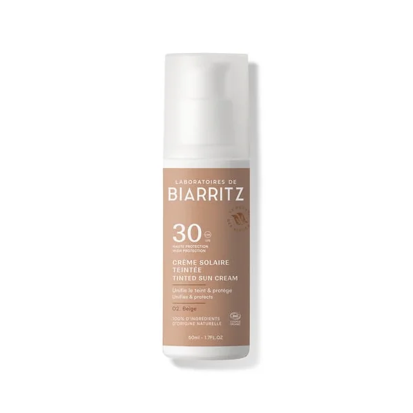 Solaire SPF30 crème teintée beige 50ml