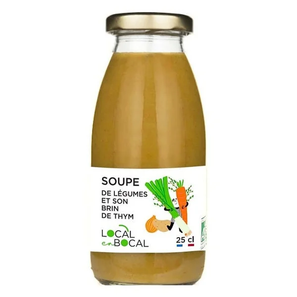 Soupe de légumes et son brin de thym 25cl