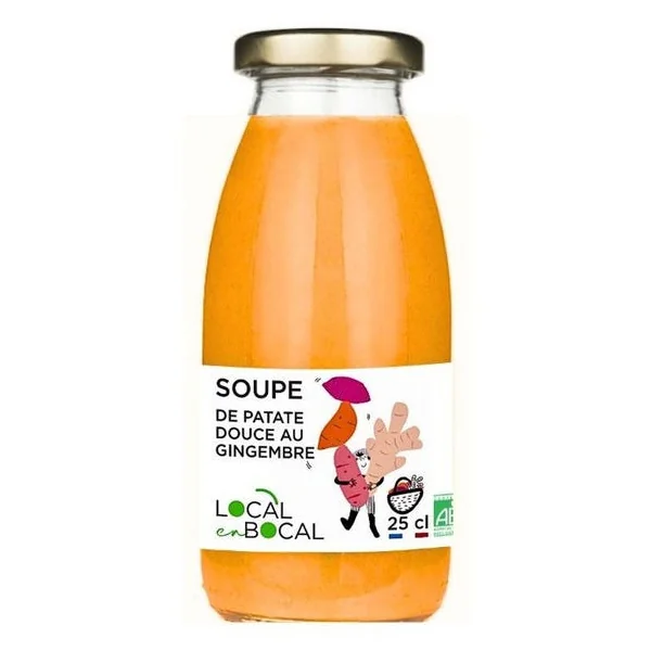 Soupe de patate douce et gingembre 25cl