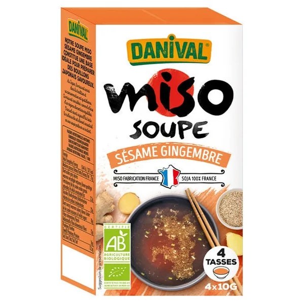 Soupe miso sésame gingembre (4) 40g