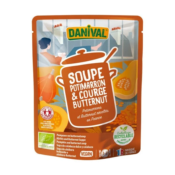 Soupe potimarron courge butternut 50cl