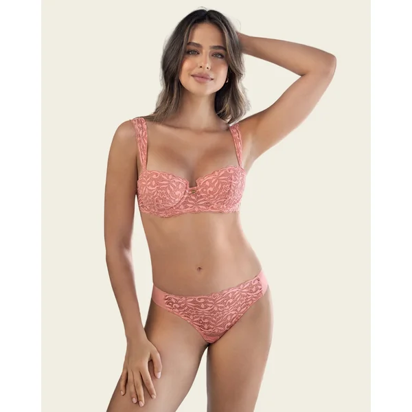 Soutien-gorge balconnet en dentelle