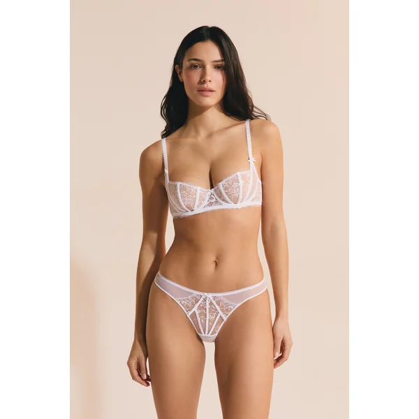 Soutien-gorge balconnet en dentelle