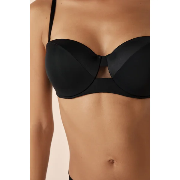 Soutien-gorge bandeau coques fines bretelles amovibles