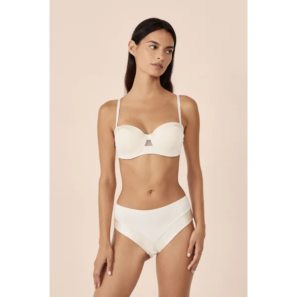 Soutien-gorge bandeau coques fines bretelles amovibles