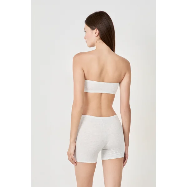Soutien-gorge bandeau sans armature en coton biologique extensible