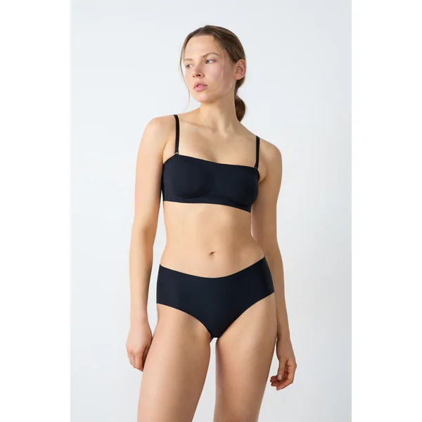 Soutien-gorge bandeau sans armatures en microfibre