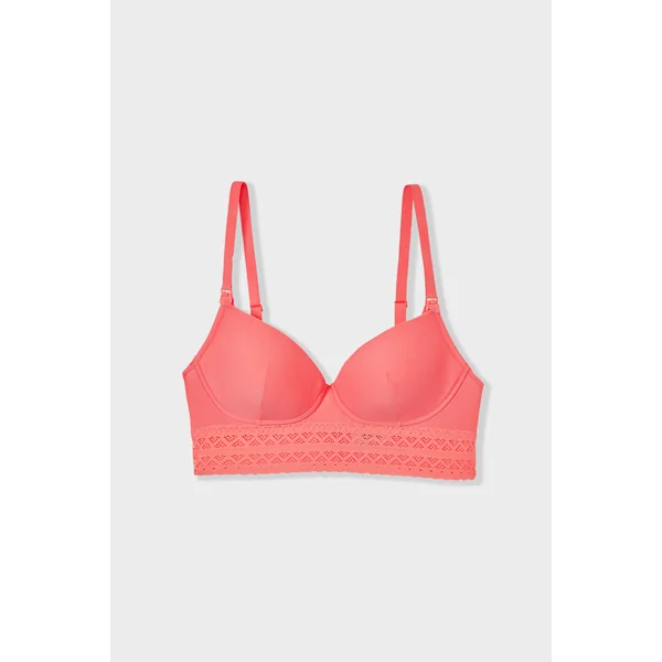 Soutien-gorge coques fines, clips d'allaitement