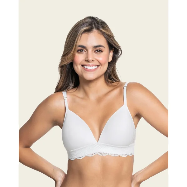 Soutien-gorge ultra confortable avec base et dos en dentelle