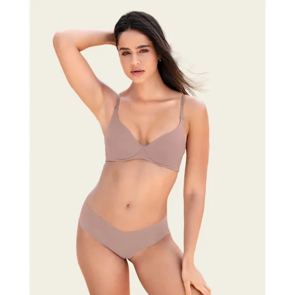 Soutien-gorge ultra-léger et doux avec bonnets en tissu double épaisseur