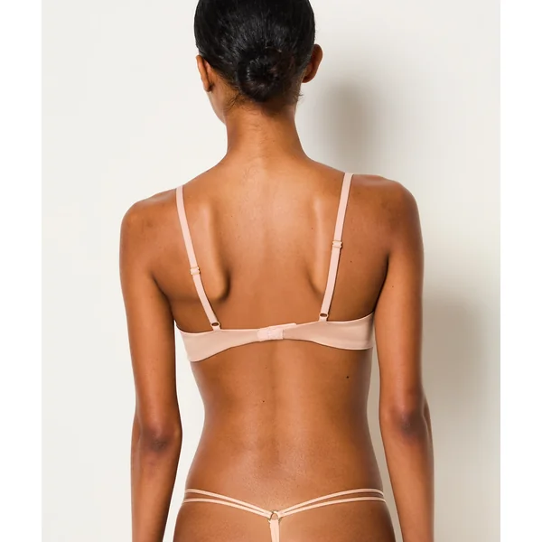 Soutien-gorge à coques fines en tulle et soie