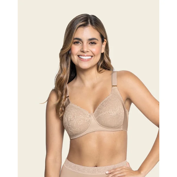 Soutien-gorge élégant sans armatures pour une couvrance et un soutien accrus