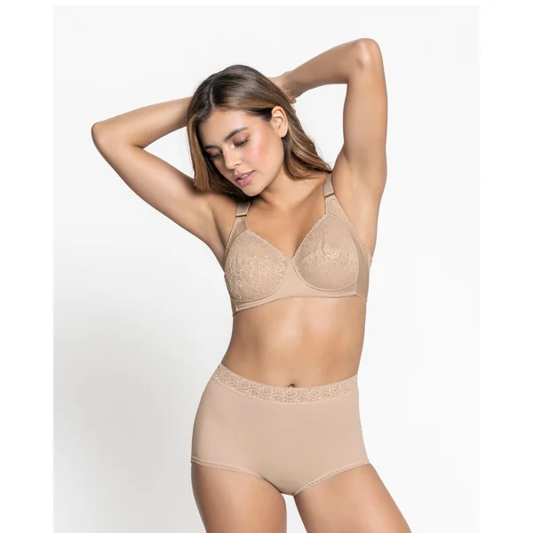 Soutien-gorge élégant sans armatures pour une couvrance et un soutien accrus