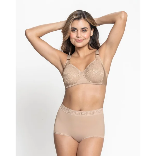 Soutien-gorge élégant sans armatures pour une couvrance et un soutien accrus