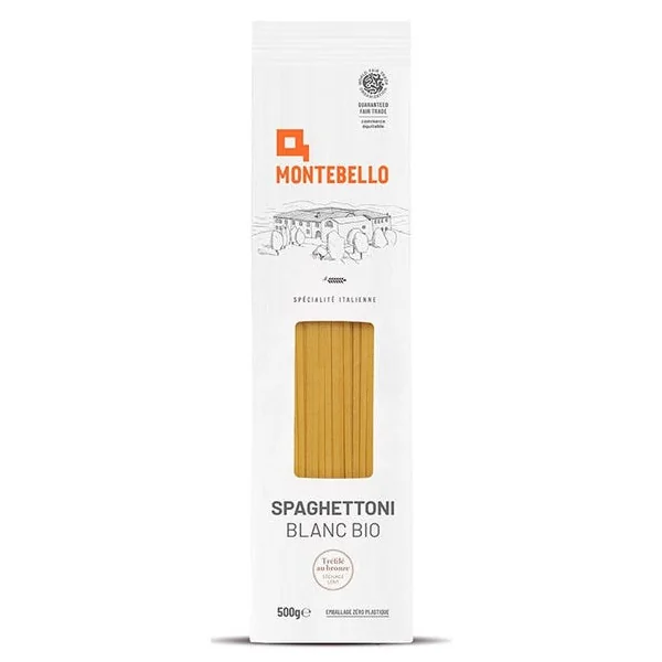 Spaghettoni blanc Bio (tréfilé au bronze) 500g