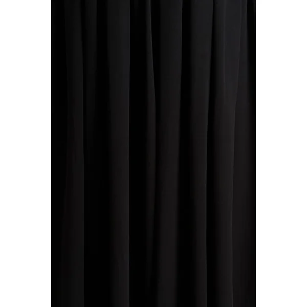 Spencer | Jupe longue plissée en chiffon noir