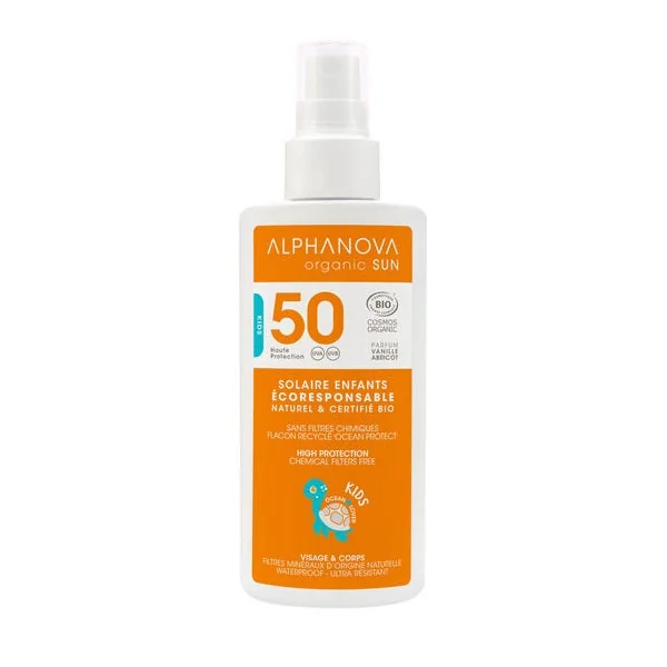 Spray solaire enfant SPF50 visage et corps 125ml