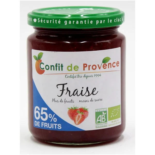 Spécialité Bio 65% fruits fraise 300g