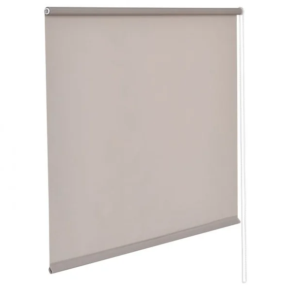Store Enrouleur Semi-occultant Thermique pour Fenêtre Tubes en Aluminium Polyester PVC, 55x150cm, Noir