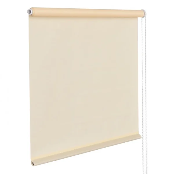 Store Enrouleur Semi-occultant Thermique pour Fenêtre Tubes en Aluminium Polyester PVC, 55x150cm, Noir