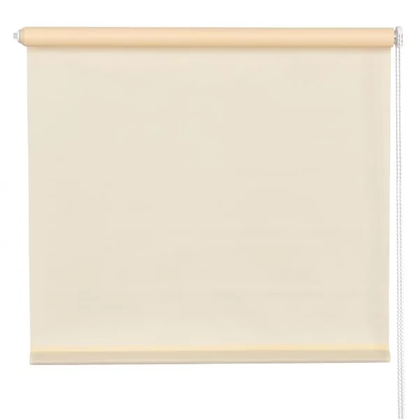 Store Enrouleur Semi-occultant Thermique pour Fenêtre Tubes en Aluminium Polyester PVC, 55x150cm, Noir