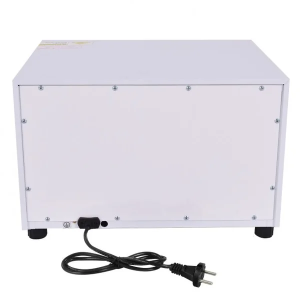 Stérilisateur de serviettes 16 L Chauffe-serviettes 200W Stérilisateur Lumière UV Température réglable, 45 x 40 x 30 cm