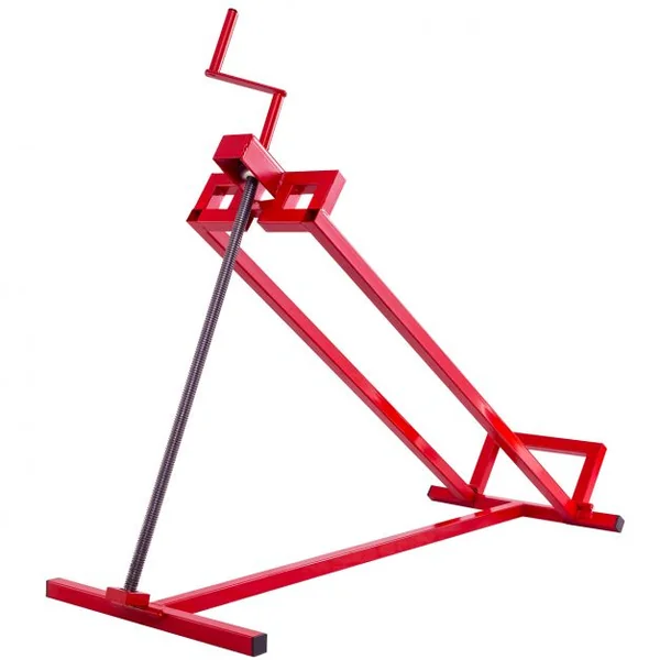 Support de Levage pour Tracteur Tondeuse à Gazon Quad Treuil Auxiliaire de Nettoyage en Acier Capacité 400kg Angle 45°