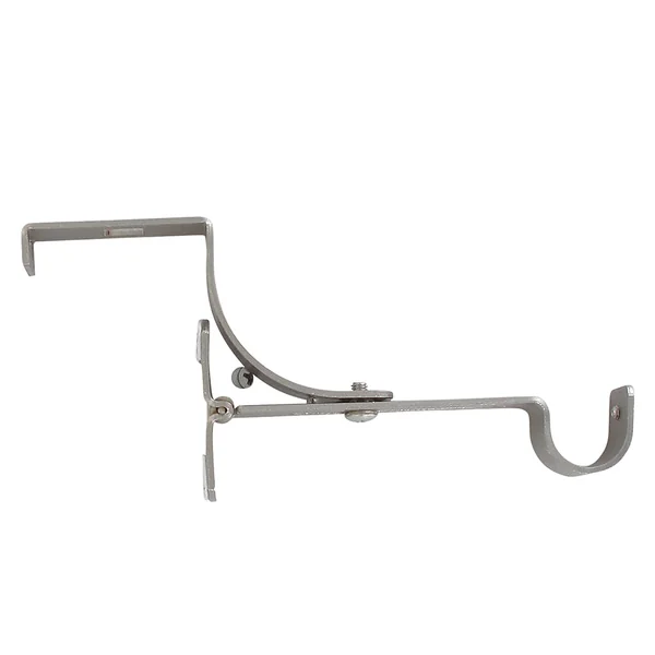 Support tringle pour caisson volet roulant argent mat D 20mm