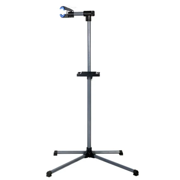 Support télescopique pour vélo, Support de réparation de vélo, Bras réglable, Pivotant 360°, 20 kg max, 198x104cm, Bleu