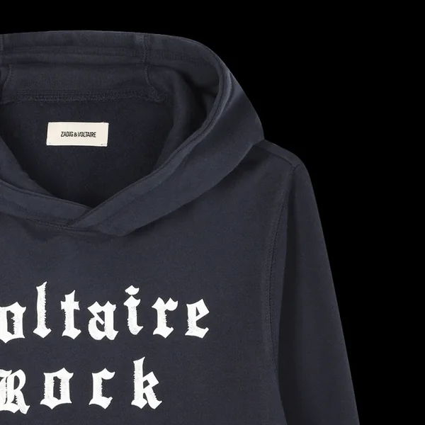 Sweat à capuche bleu nuit mixte Zadig & Voltaire H25 - Soins Bébé Naturels & Produits Maman Après Naissance
