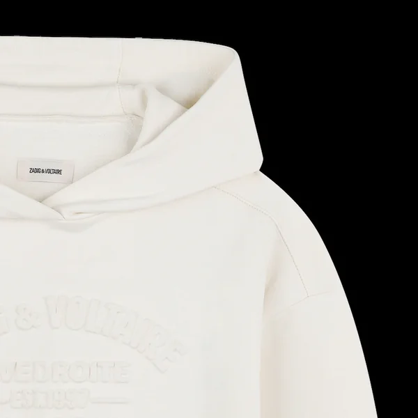 Sweat à capuche milk fille Zadig & Voltaire H25 - Soins Bébé Naturels & Produits Maman Après Naissance