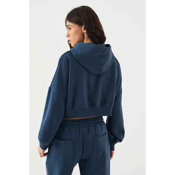 Sweat à Casynthétiqueche Zippé Court et Ample DSGN Studio