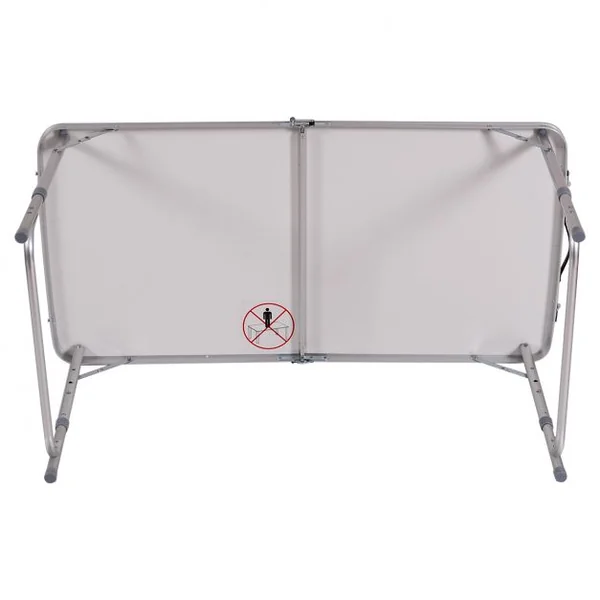 Table de Camping Table de jardin Table pliante portable en aluminium, réglable en hauteur, 120 x 60 x 55/62/70 cm