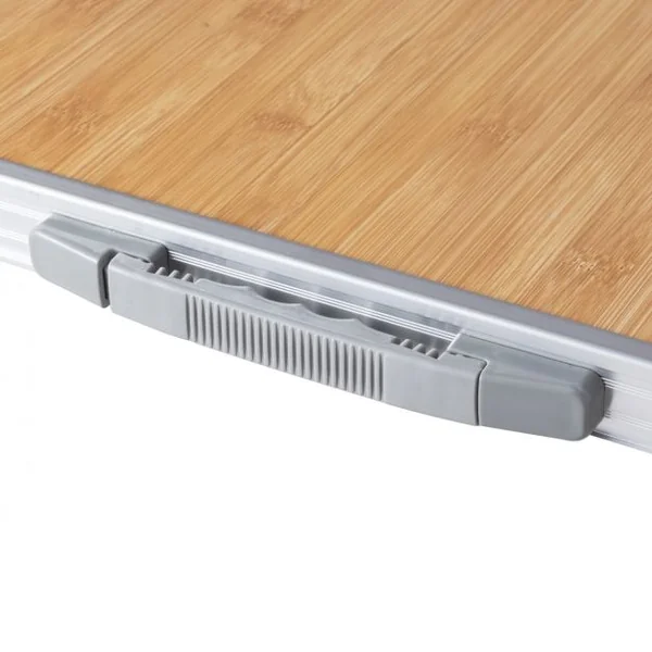 Table Pliante de Camping Valise Portable 90 x 60 x 70cm Cadre en Aluminium