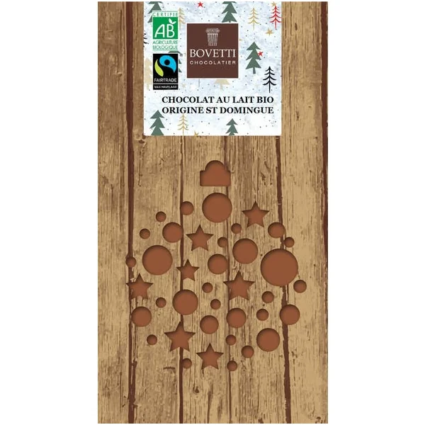 Tablette chocolat lait 39% cacao 100g